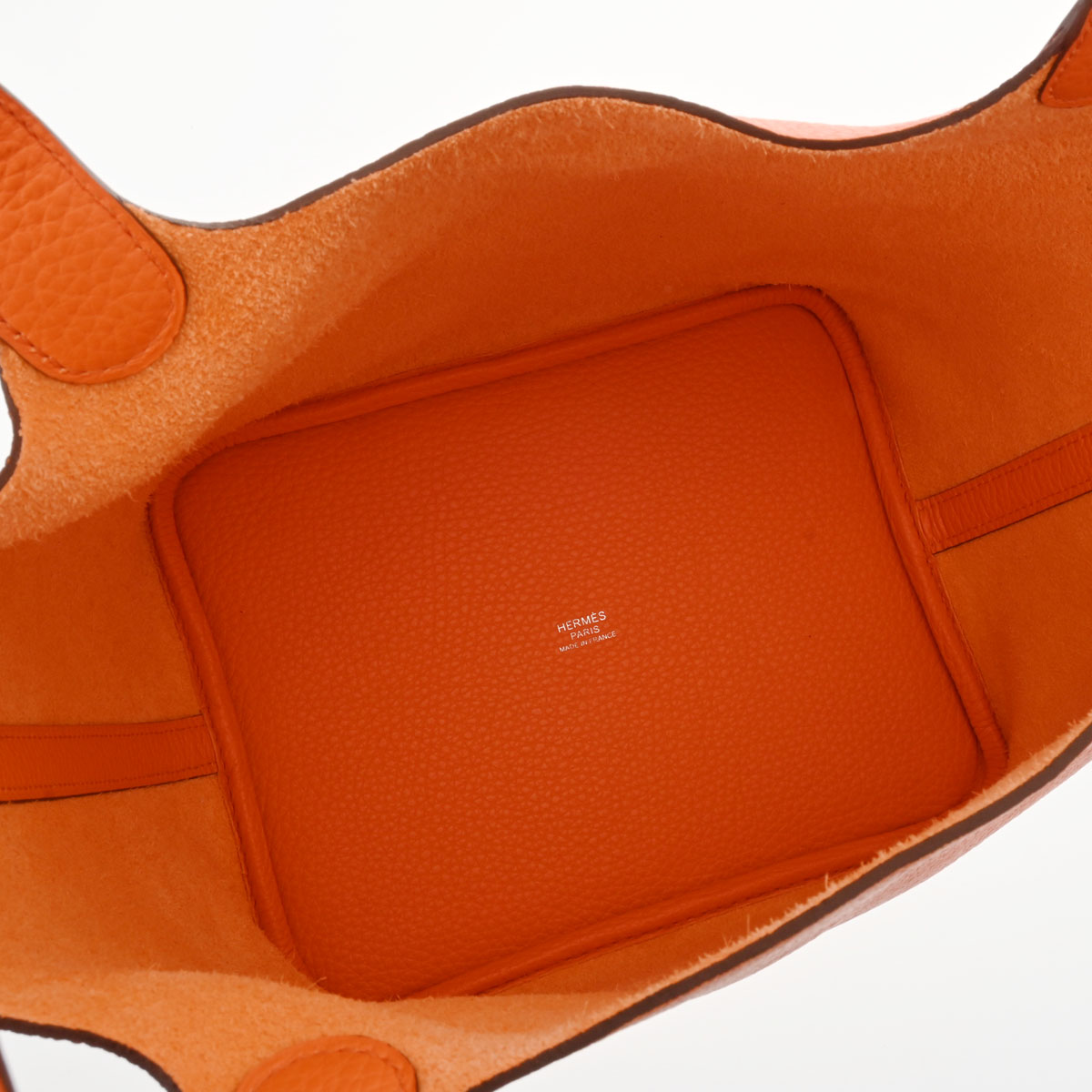 エルメス ピコタンロック MM オレンジミニアン トリヨンクレマンス