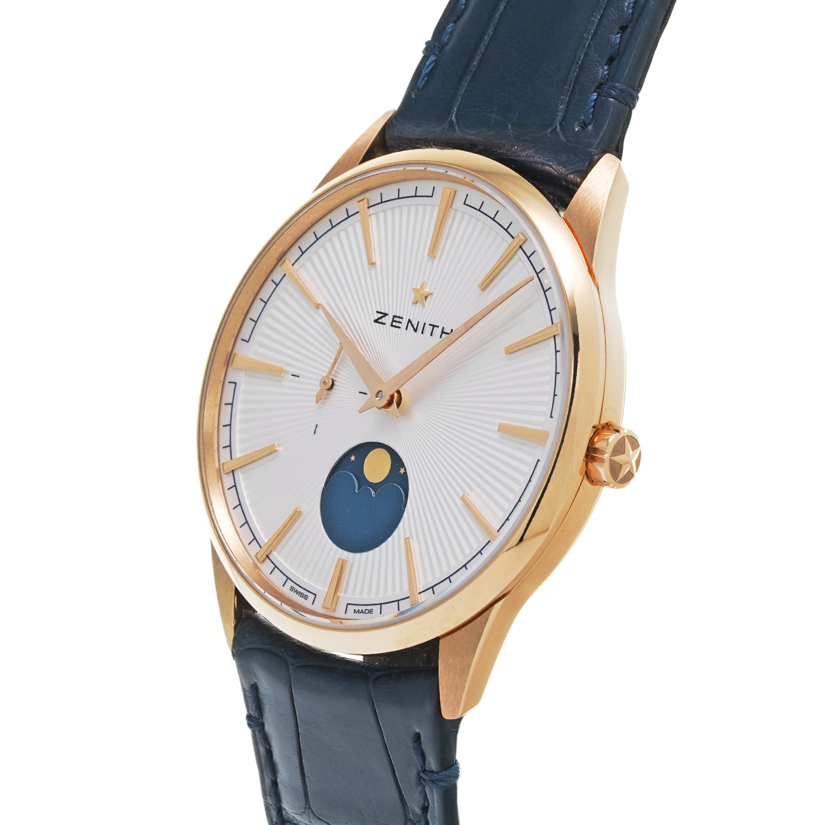 ゼニス エリート ムーンフェイズ 18.3100.692/01.C922 シルバー メンズ