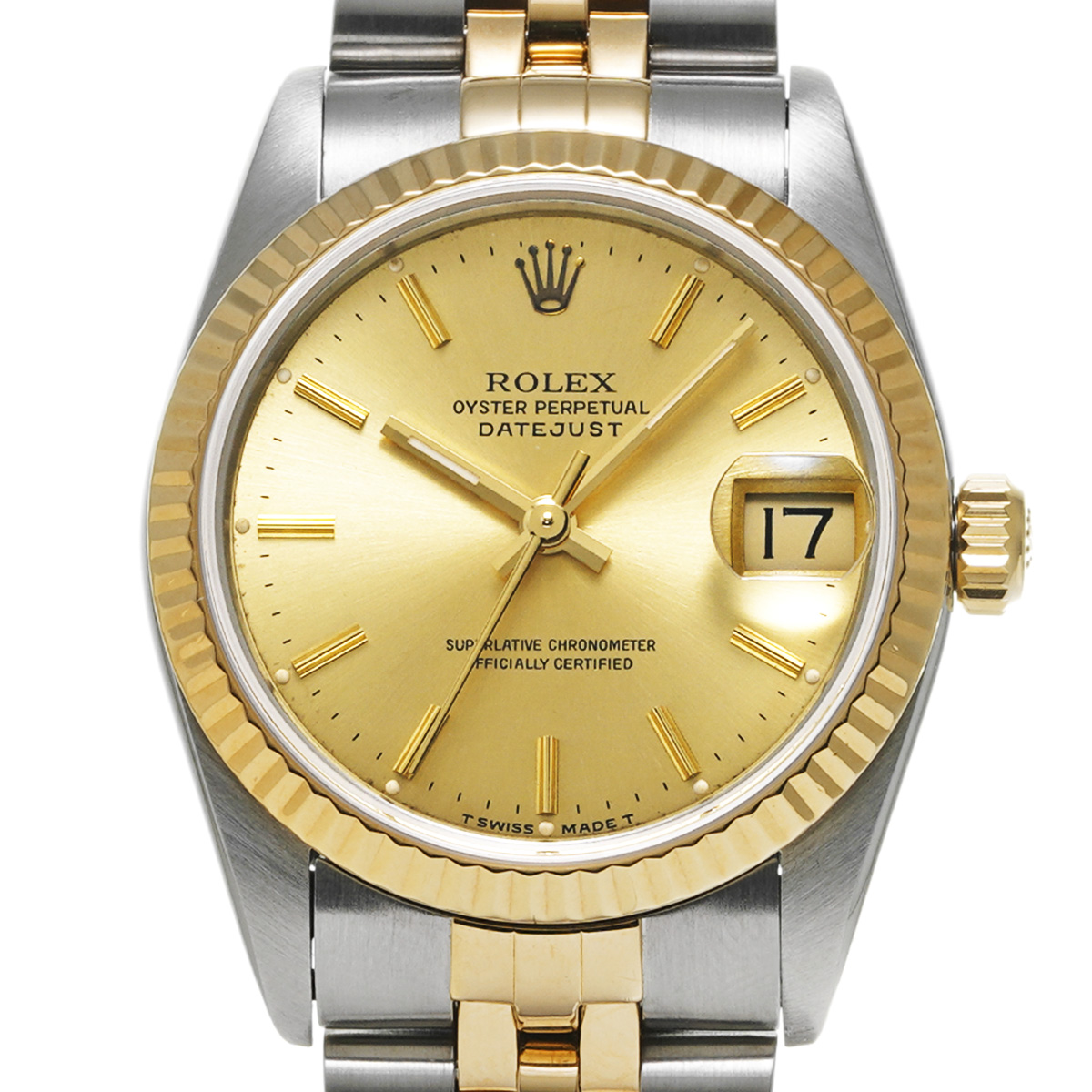ロレックス デイトジャスト 68273 シャンパン ユニセックス 時計