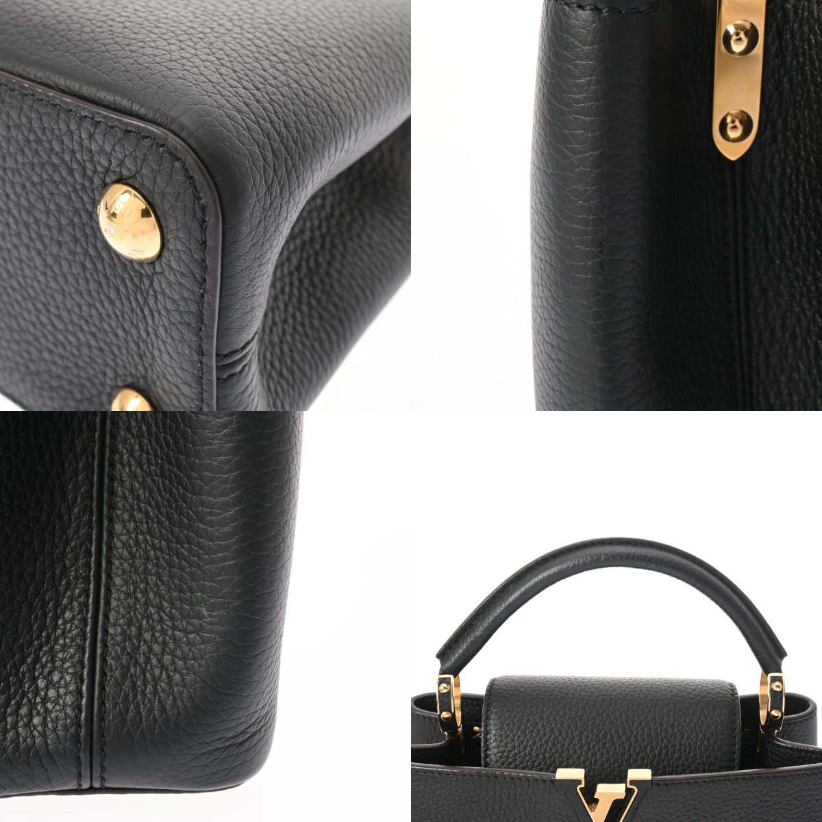 ルイ ヴィトン カプシーヌ BB 2WAY ブラック M94755 トリヨンレザー