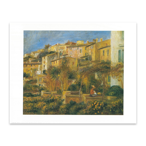 世界堂】アートポスター ルノワール Terraces in Cagnes, 1905 (ny866