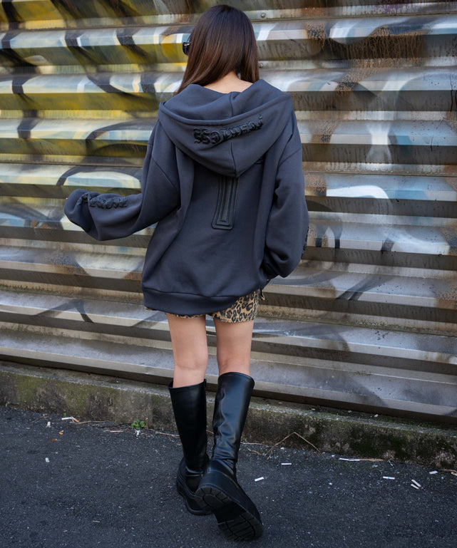 グラフィック裏起毛ZIPビッグパーカー｜WEGO（ウィゴー） – WEGO