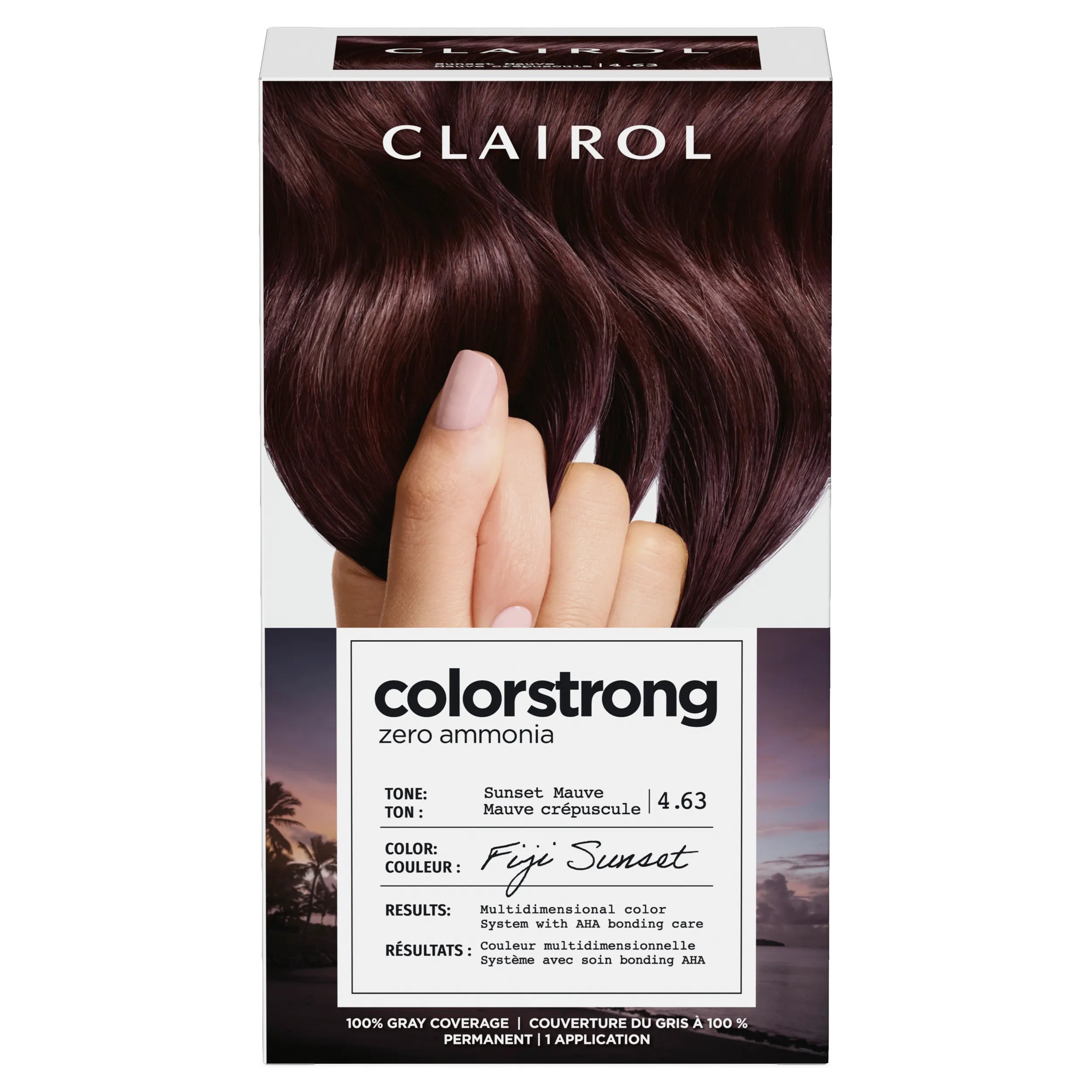 ColorStrong Zero Ammonia Hair Dye, 4.63 Sunset Mauve | Clairol US
