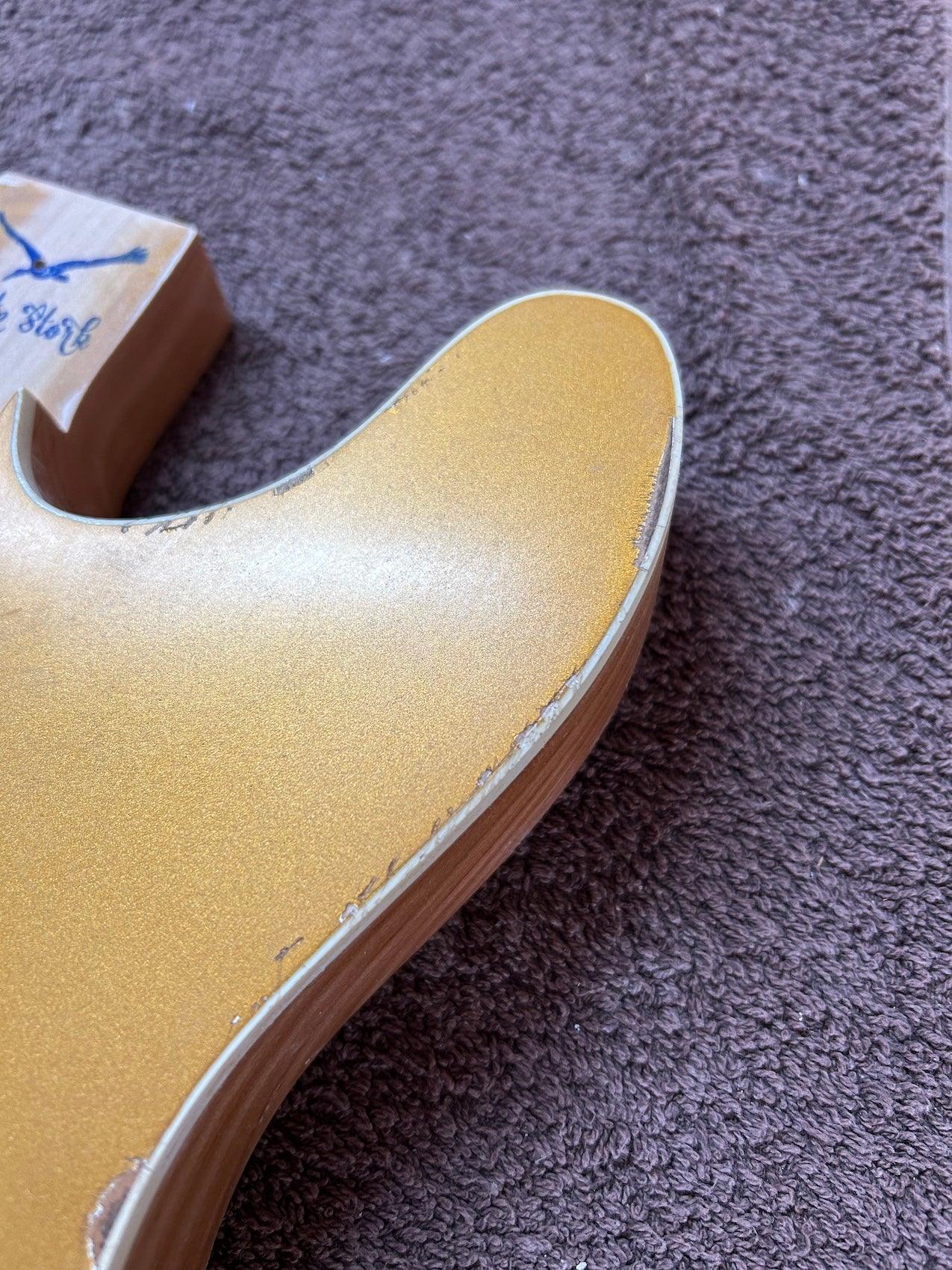 Relic Aztec Gold Telecaster Style Body HH Oil & Nitro Finish