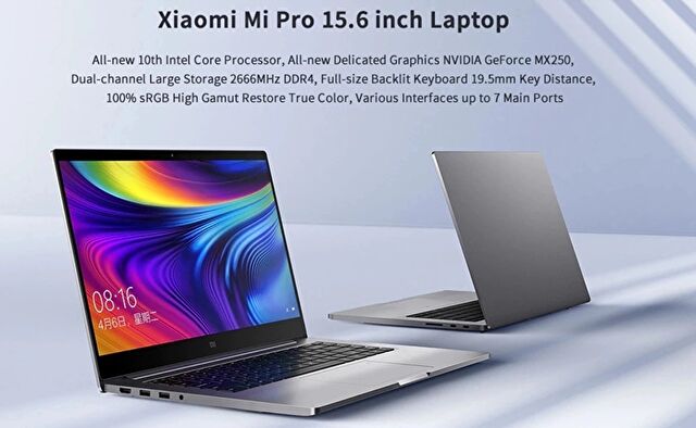 Xiaomi Mi Notebook Pro 2020モデルのスペックと特徴、Core i7-10510U