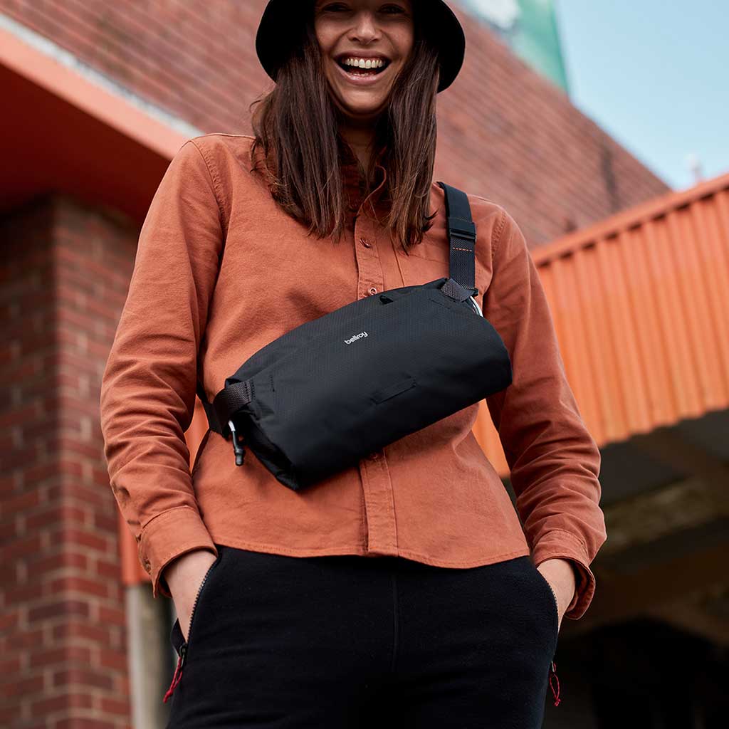 Bellroy | Lite Sling | Ultralight Sling Bag | Black | WildBounds UK