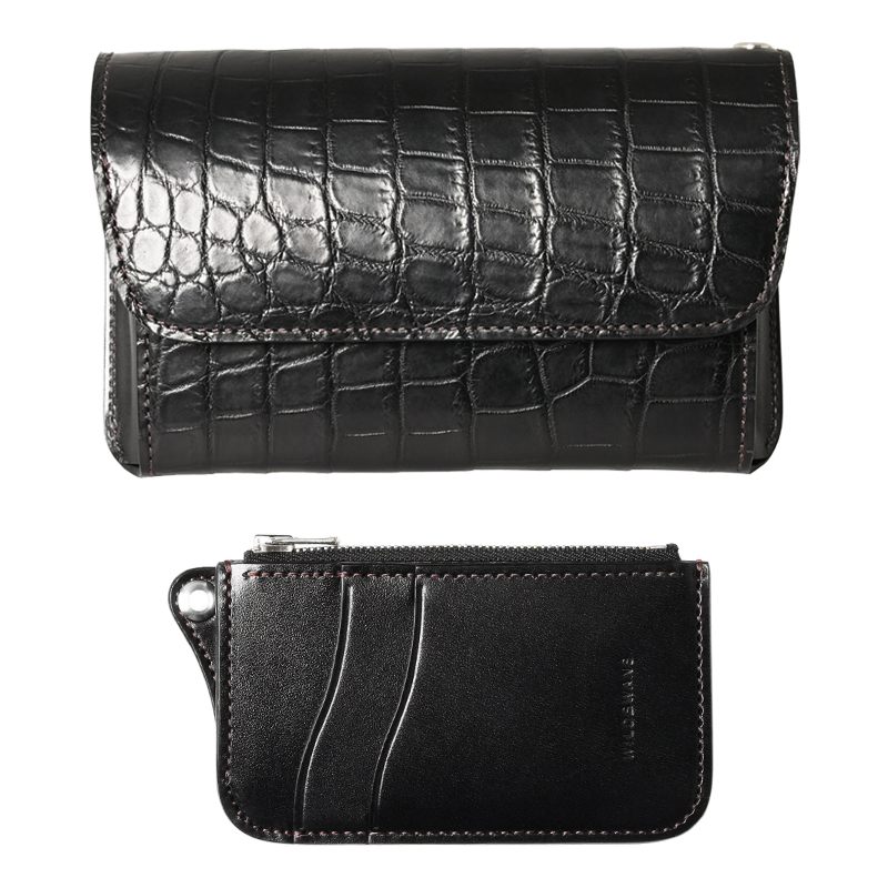 ミドルウォレット《B-2》クロコダイル｜WILDSWANS(ワイルドスワンズ