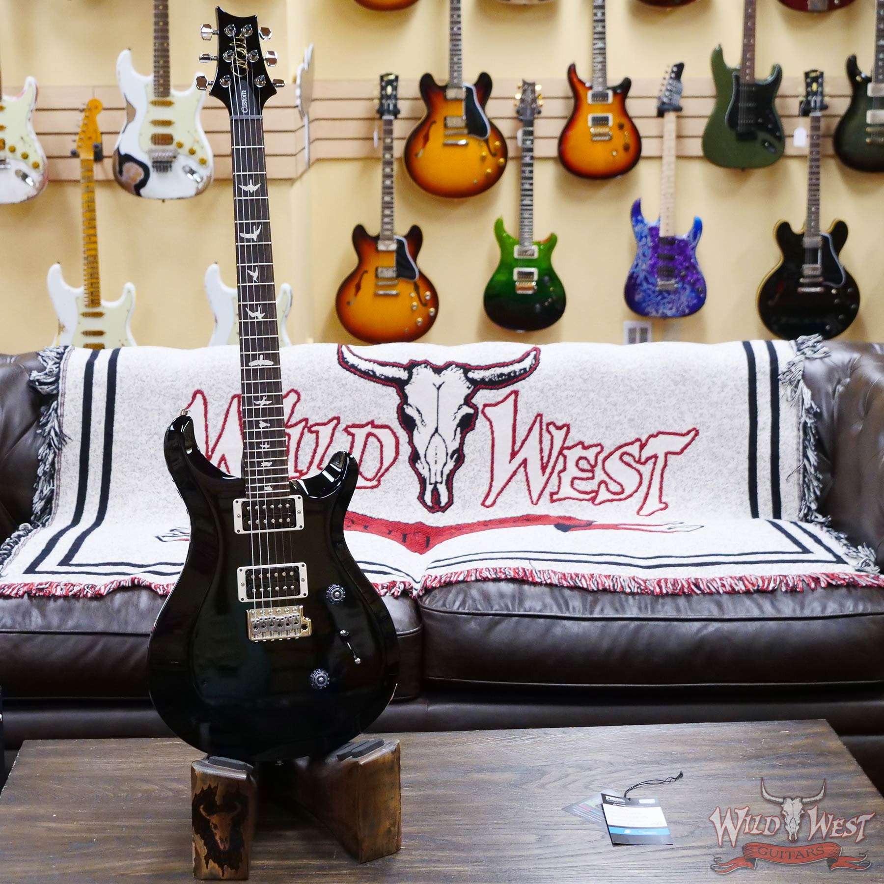 Paul Reed Smith PRS S2 Custom 24 Solid Black – wildwestguitars.com