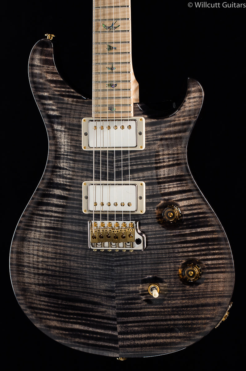 PRS Custom 24 Charcoal 10 Top Flame Maple Neck (579) - Willcutt