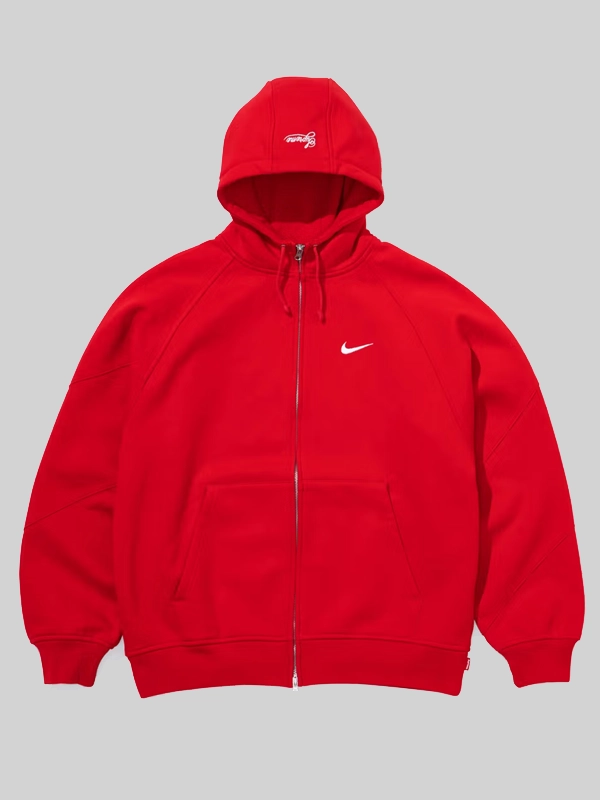 Supreme x Nike Zip-Up Hooded Sweatshirt - Wonder Jackets