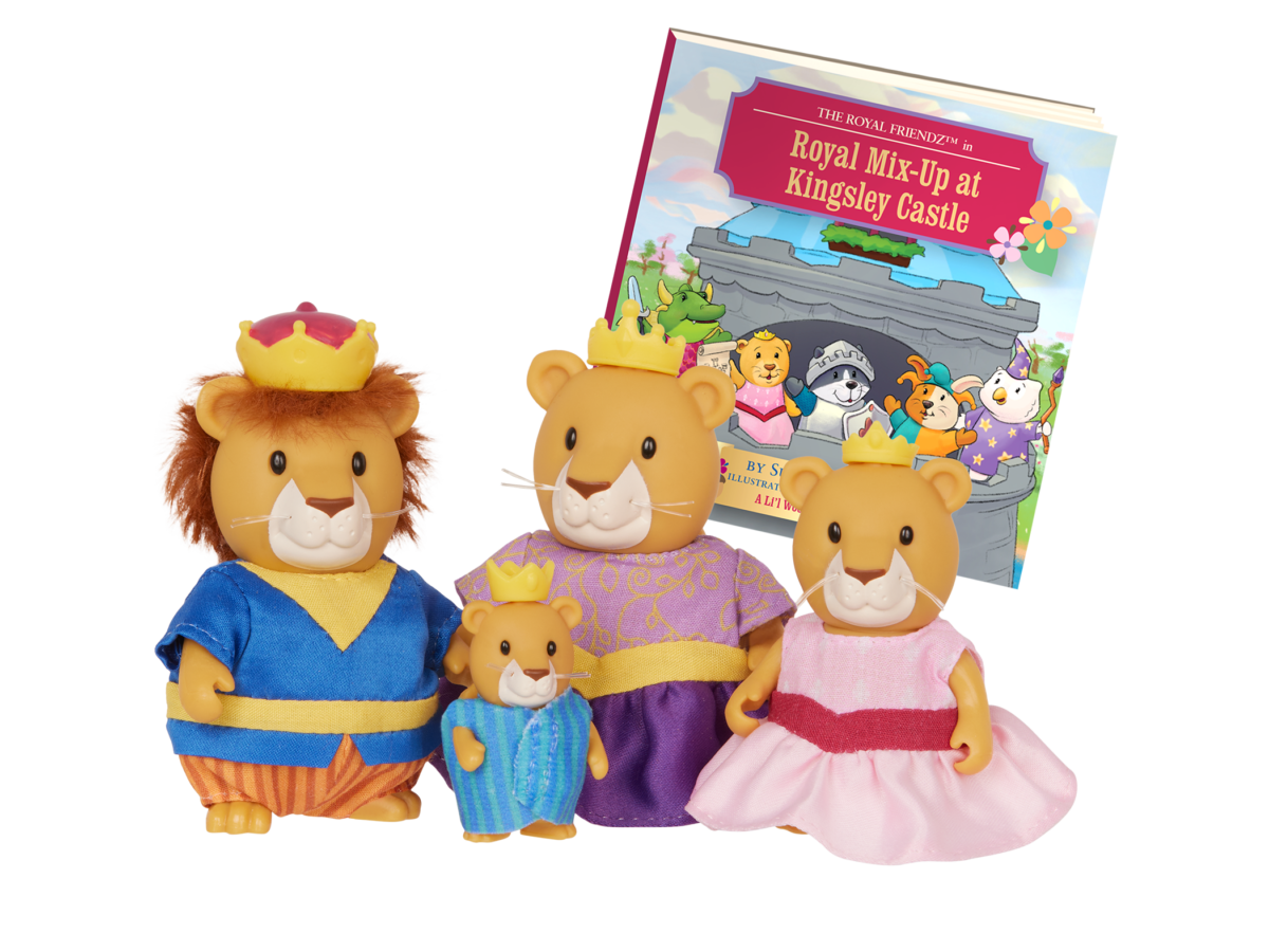 Royal Friendz | Toy Lion Figurines | Li'l Woodzeez