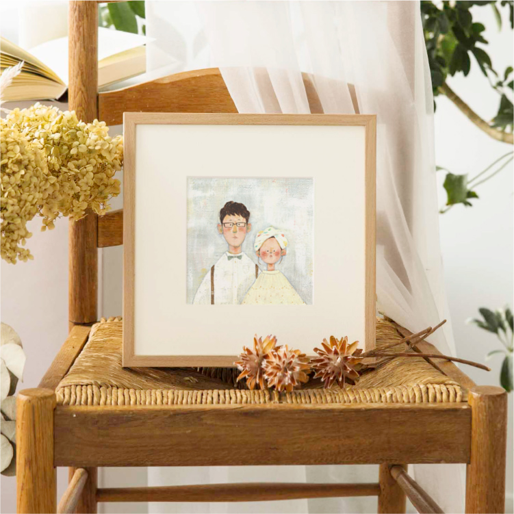 作家まあこ「chocori」｜DRAWING ART（ドローイングアート）｜似顔絵の