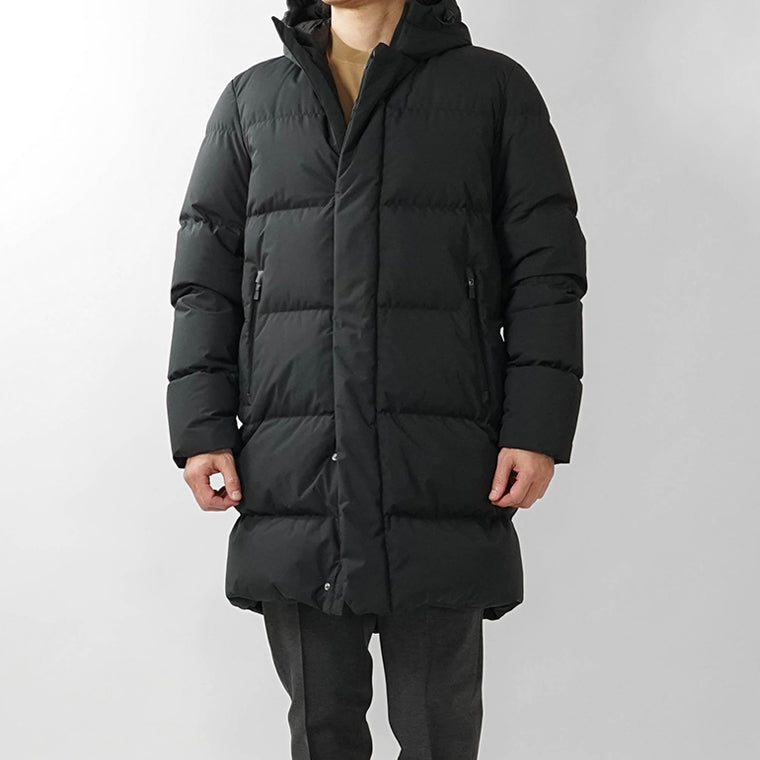 ヘルノ HERNO メンズ ダウンコート ブラック おすすめ 冬 コーデ