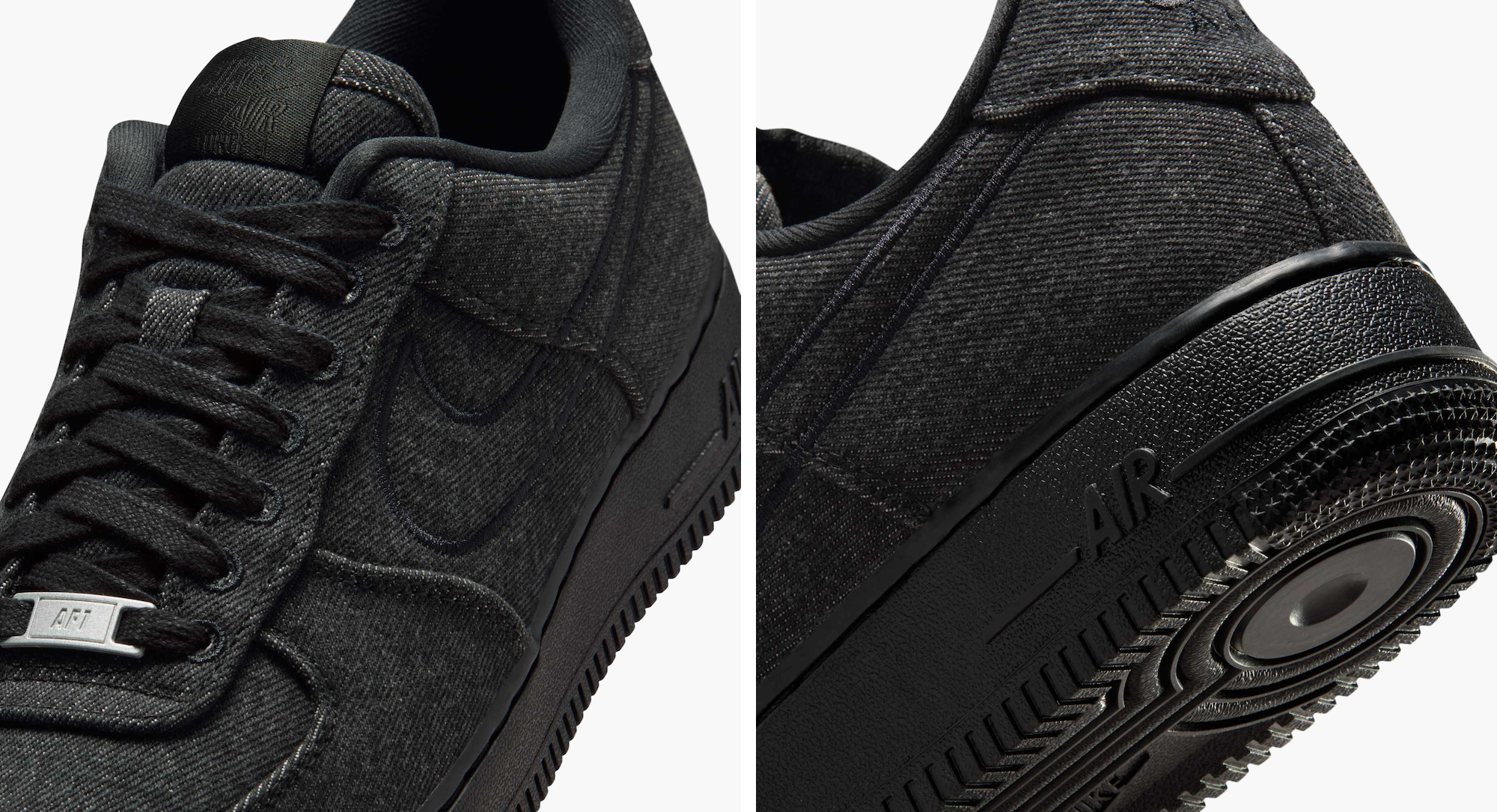 Nike Air Force 1 Low Black Denim IM7809-010 Release Date