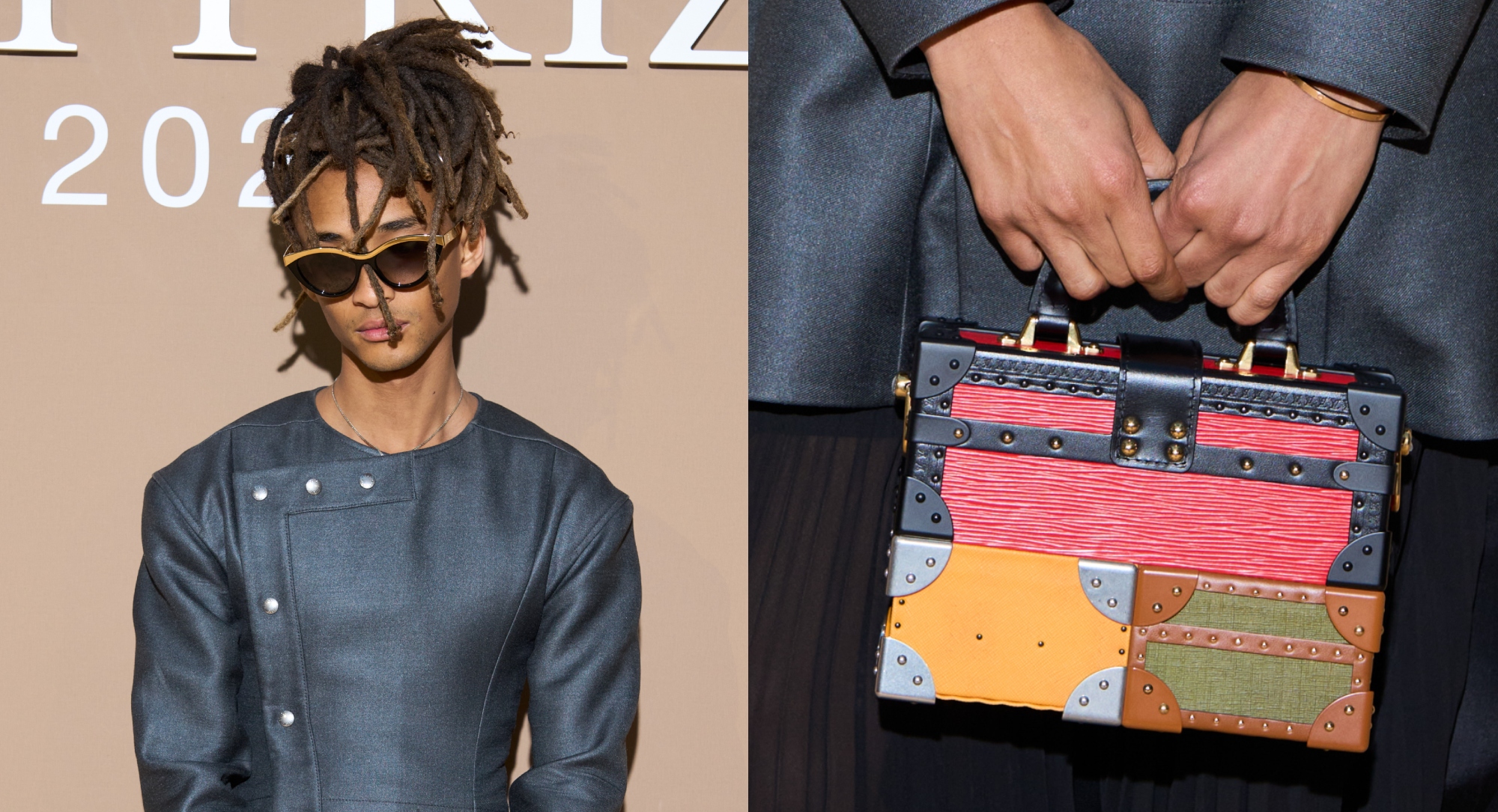 Jaden Smith Carries New Louis Vuitton Mini Trunk at LVMH Prize Party