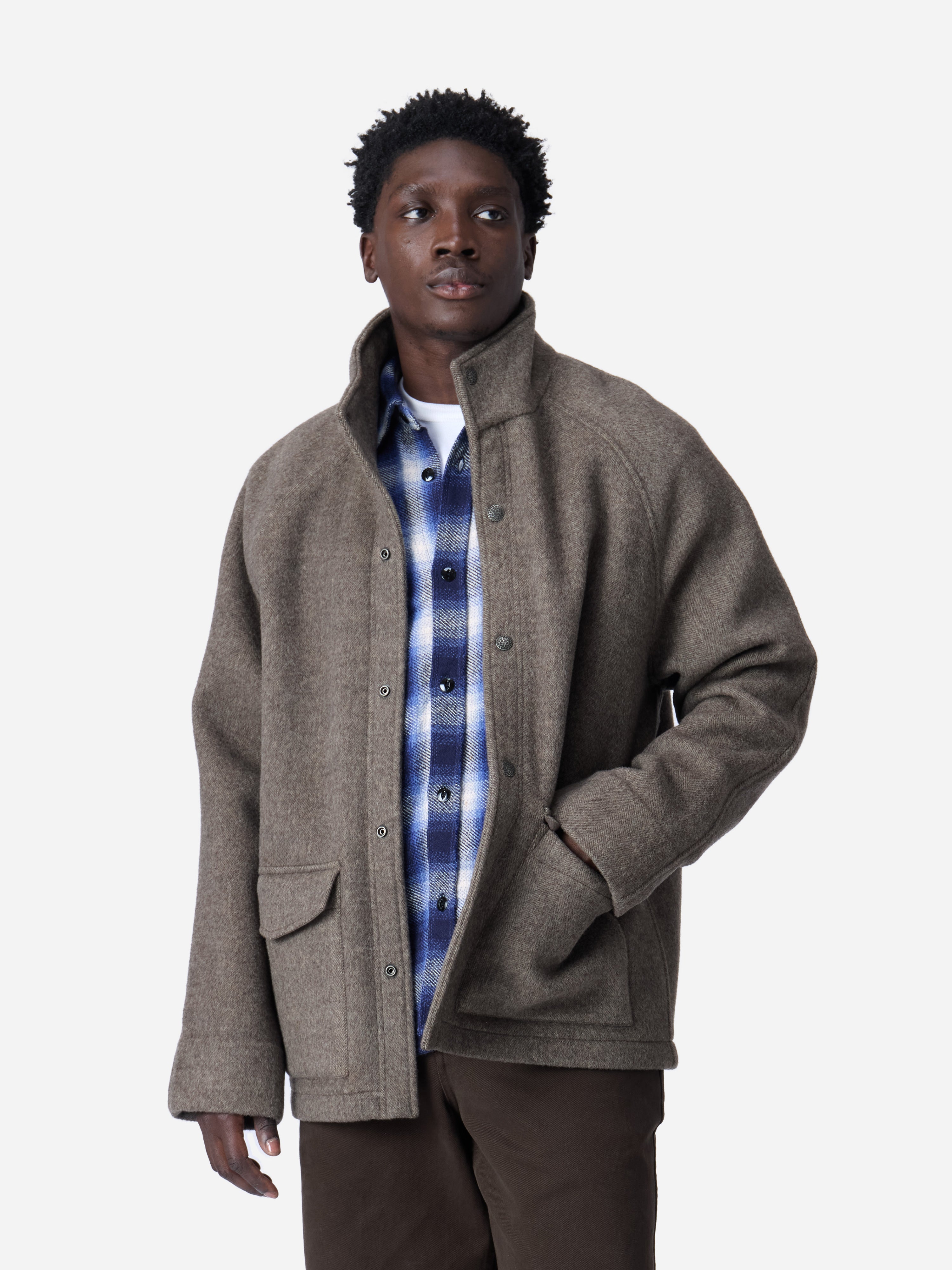 Welding Jacket ~ Tobacco Wool/Cashmere – 3sixteen