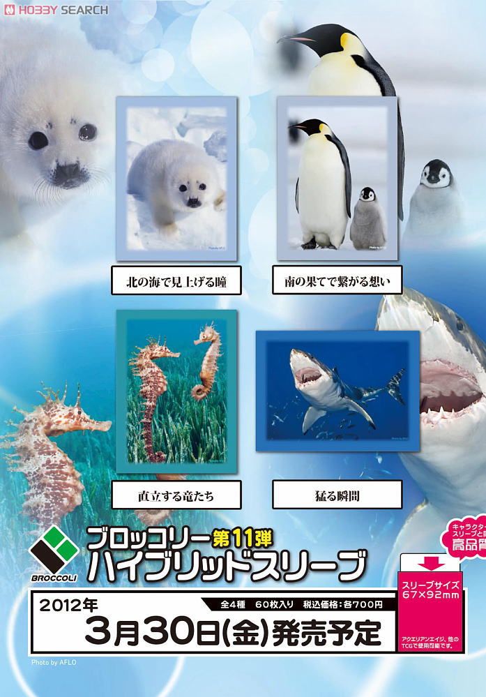 ブロッコリー ハイブリッドスリーブ 「北の海で見上げる瞳」 (カード