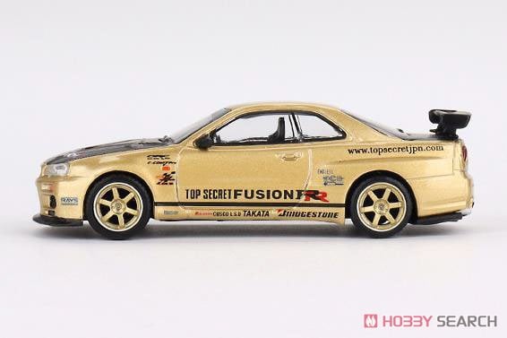Nissan Skyline GT-R R34 Top Secret Bayside Gold (RHD) Japan