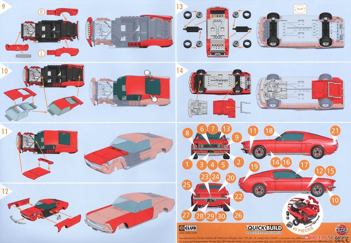 フォード・マスタング GT1968 (プラモデル) - ホビーサーチ カーモデル
