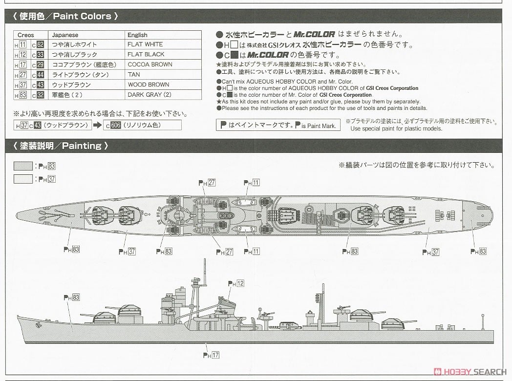 日本海軍 駆逐艦 涼月 (プラモデル) - ホビーサーチ ミリタリープラモ