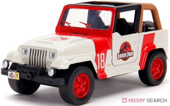 1992 ジープ ラングラー ジュラシック・パーク (ミニカー) - ホビー