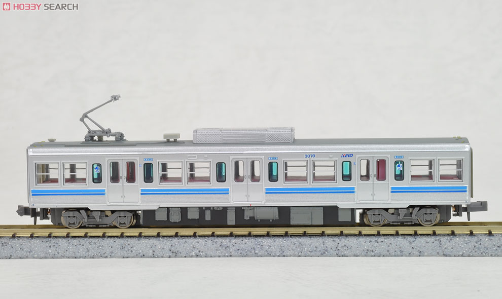 京王 3000系 リニューアル車 ライトブルー シングルアームパンタ (5両