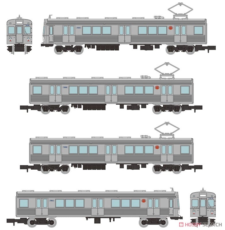 鉄道コレクション 東急電鉄7200系 東横線・非冷房車4両セット (4両