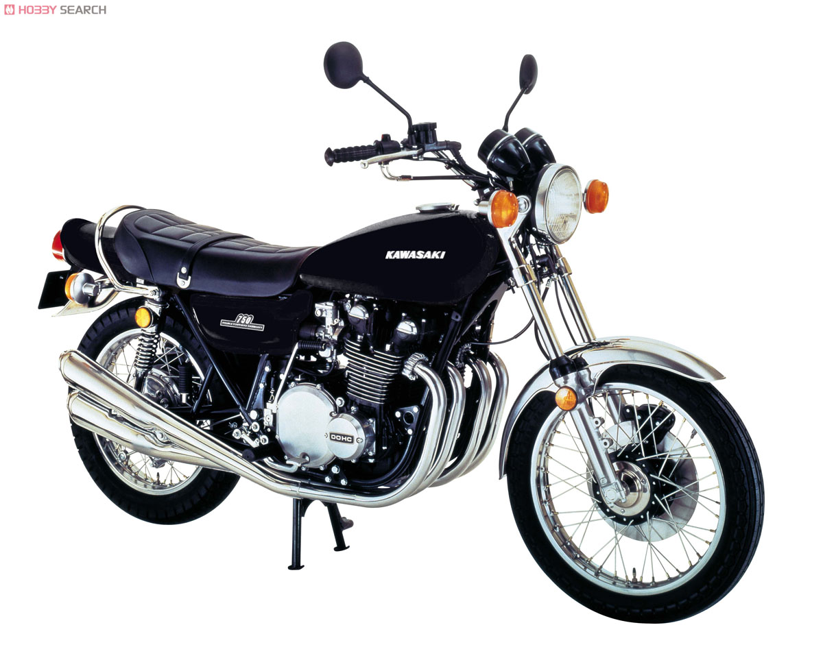 Kawasaki 750RS Z2 モリワキ`70sスタイル カスタムパーツ付き
