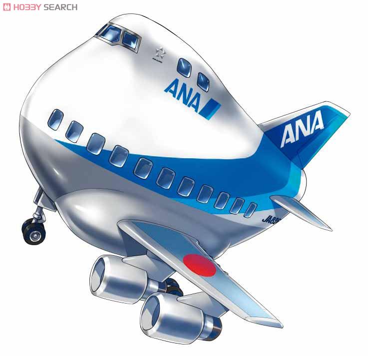 ANA Boeing 747-400D (Plastic model) - HobbySearch Military Model Store