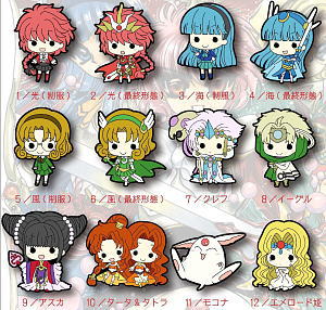 魔法騎士レイアース TINYラバーストラップ 12個セット (キャラクター