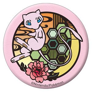 ポケットモンスター 切り絵シリーズ 和紙缶バッジ ミュウ