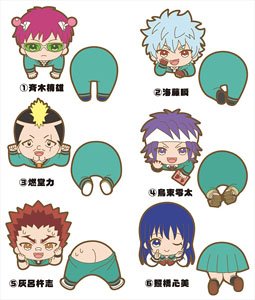 斉木楠雄のψ難 のっかりラバークリップ 6個セット (キャラクターグッズ