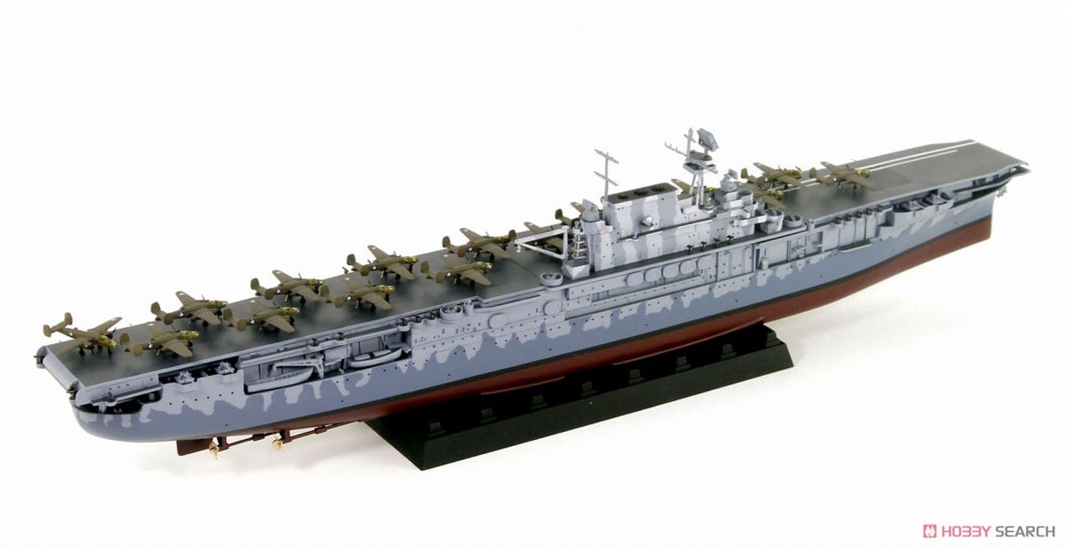 アメリカ海軍 空母 CV-8 ホーネット 日本海軍 夕雲型駆逐艦 巻雲 付き