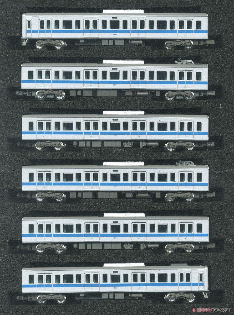 小田急 3000形 1次車 (3251編成・2段電連化改造後) 6両編成セット