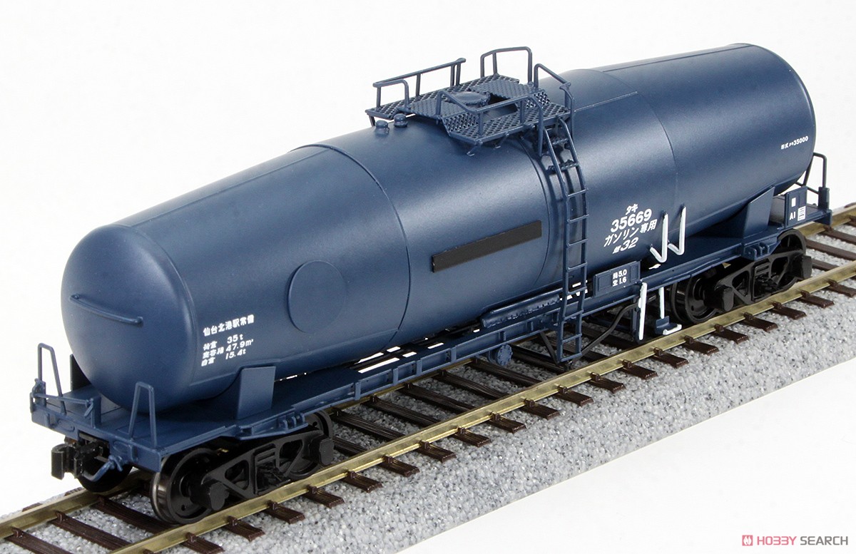 16番(HO) タキ35000形 ガソリン専用タンク車 タイプA (両側ブレーキ