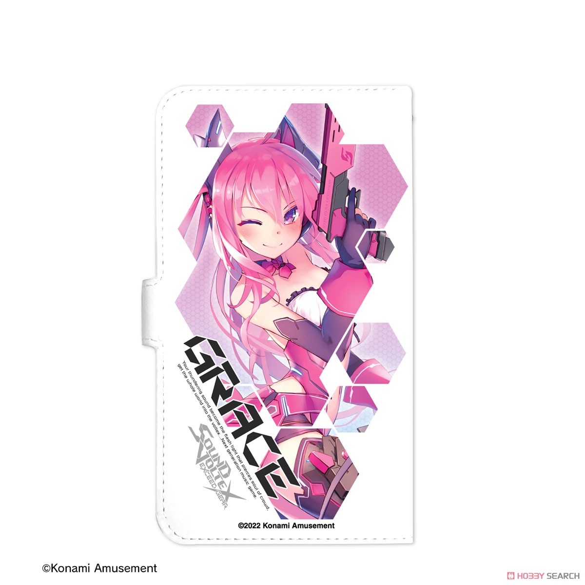 SOUND VOLTEX EXCEED GEAR レイシス＆グレイス 手帳型スマホケース