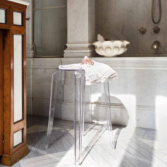 Kartell Charles Ghost Transparent Stool (Set of 2) - 2Modern