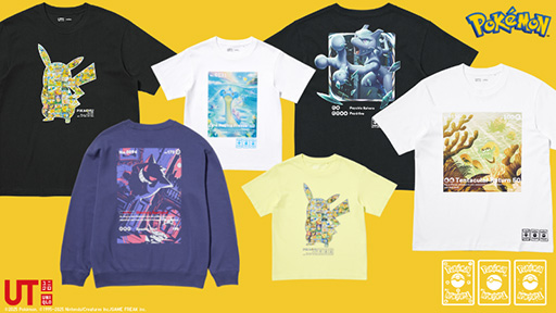 UT」と「ポケカ」「ポケポケ」のコラボコレクションが8月中旬に登場
