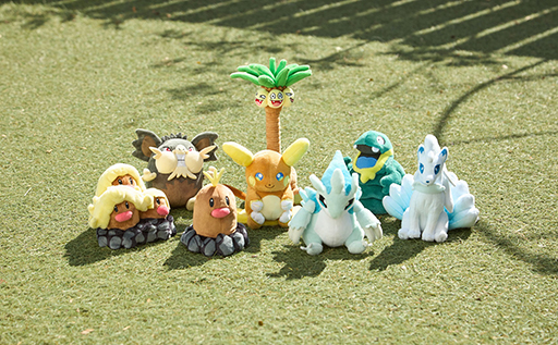ポケモンのぬいぐるみシリーズ「Pokemon fit」にアローラ地方の