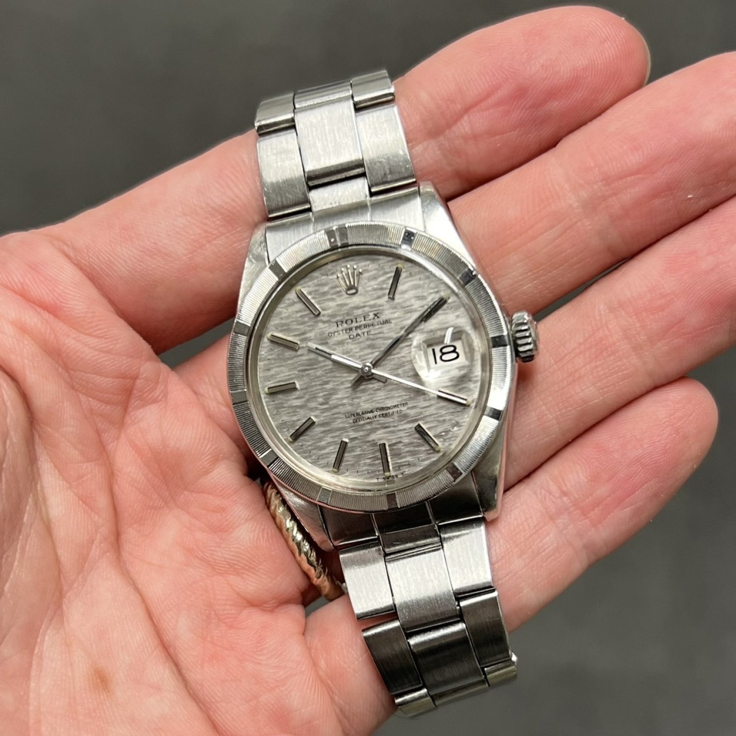 ロレックス オイスター・パーペチュアル・デイト Ref.1501 シルバー