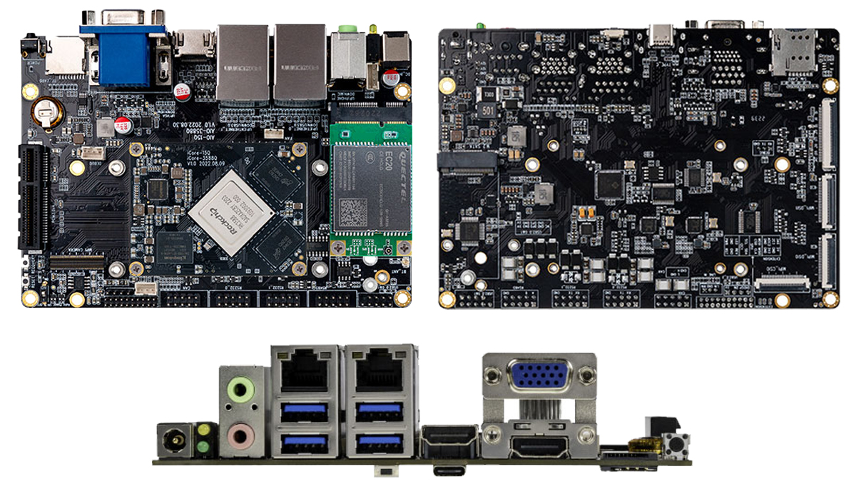 Firefly AIO-3588Q 8K AI Board Features Octa-Core CPU and 6 TOPS