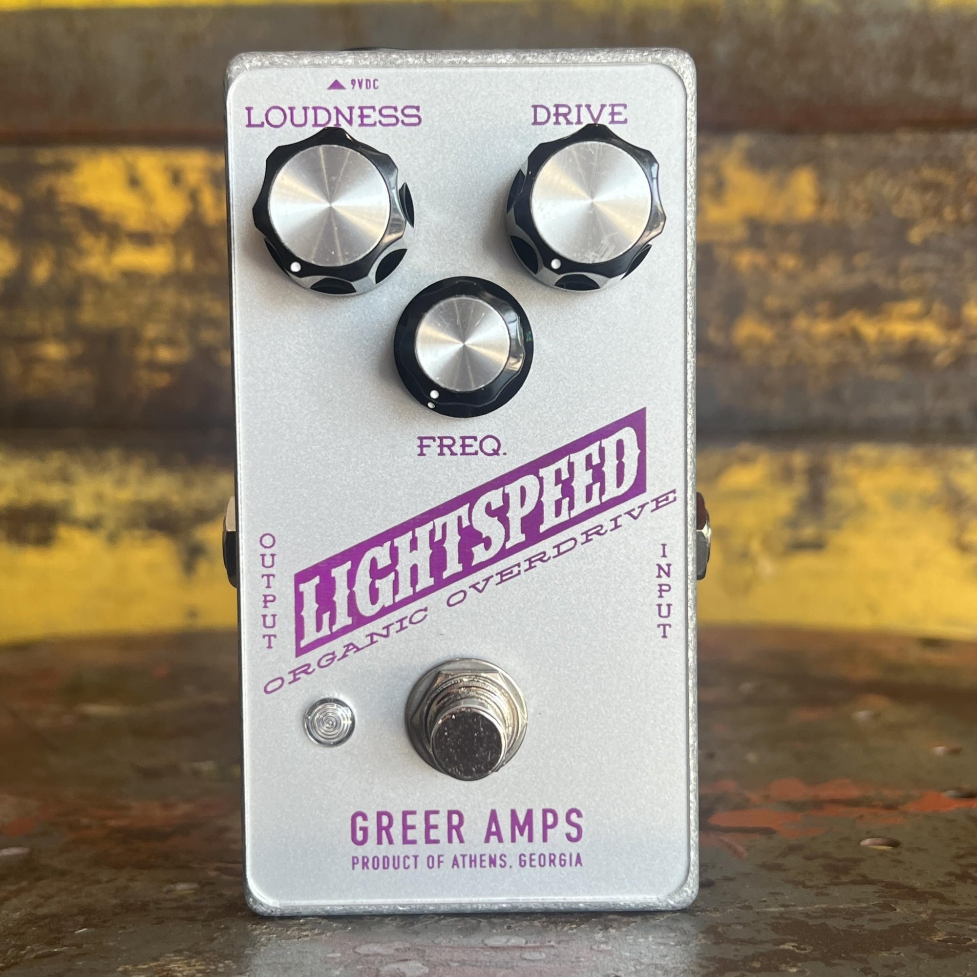 Greer Amps Lightspeed Organic Overdrive - Exclusive Silver/Purple