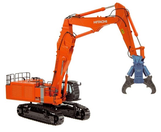 Buffalo Road Imports. Hitachi ZX1000K-3 2PB excavator with crusher