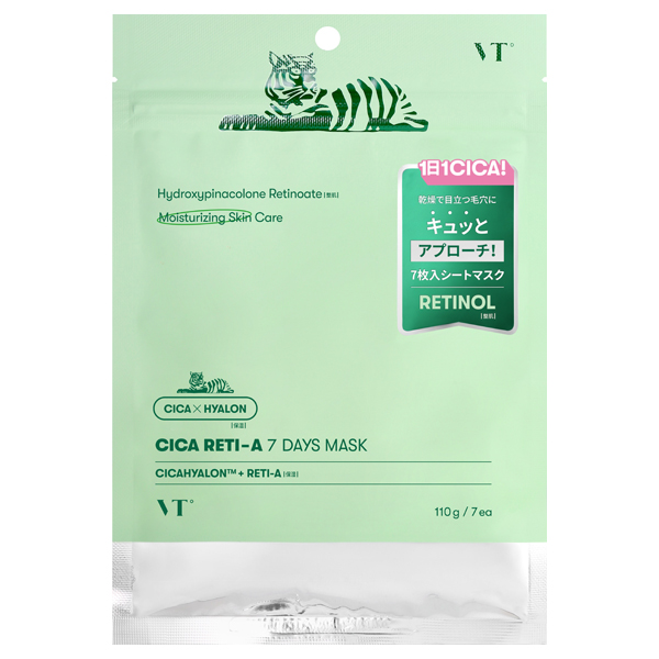 CICAレチAセブンデイズマスク / VT(ブイティー)(フェイス用シート