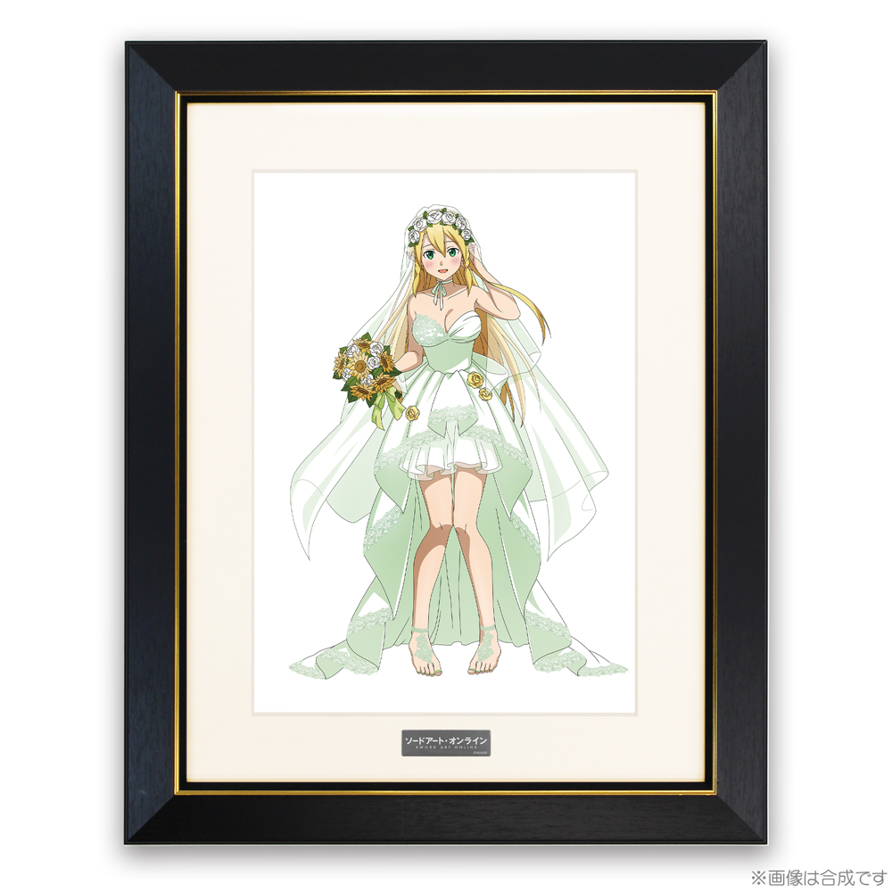 ☆限定☆描き下ろし アリス A4キャラファイングラフ ウェディング