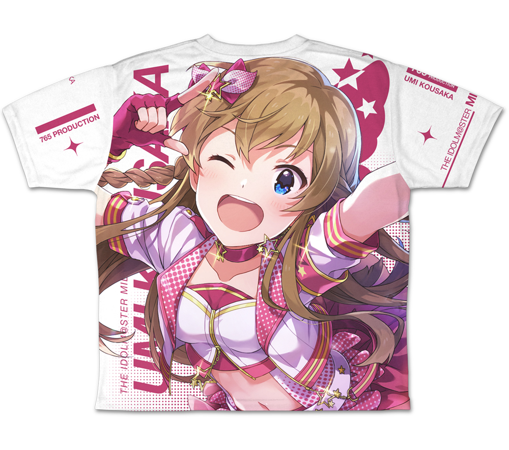 高坂海美 冷感両面フルグラフィックTシャツ [アイドルマスター