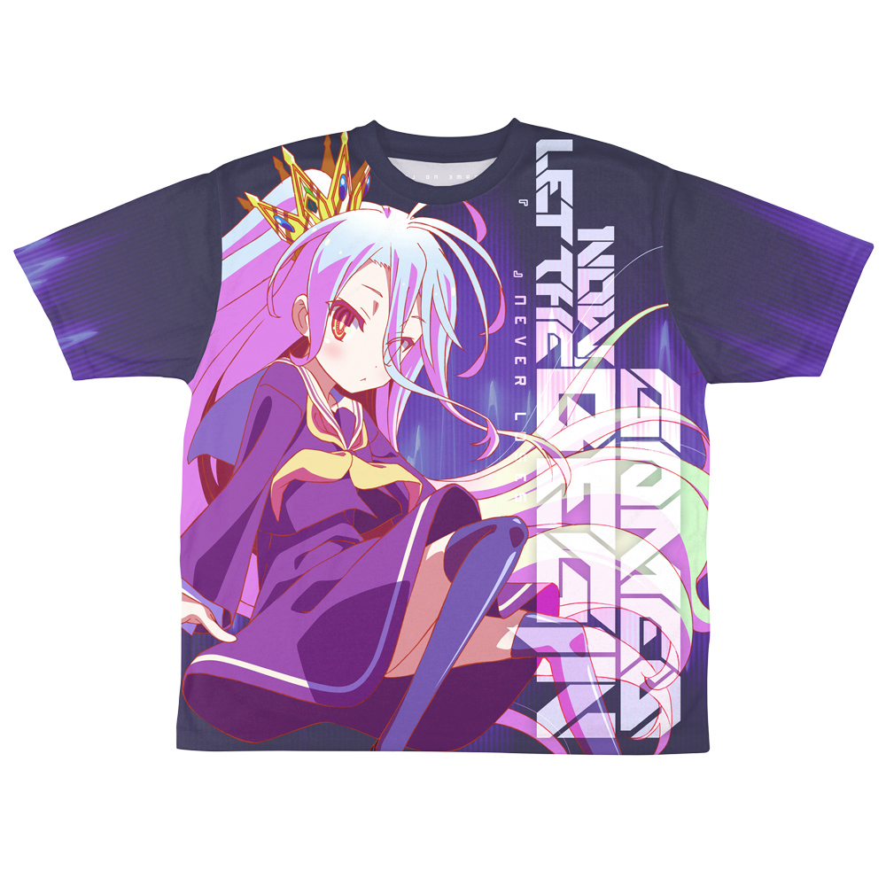 白」 両面フルグラフィックTシャツ Ver.4.0 WAVE [ノーゲーム・ノー