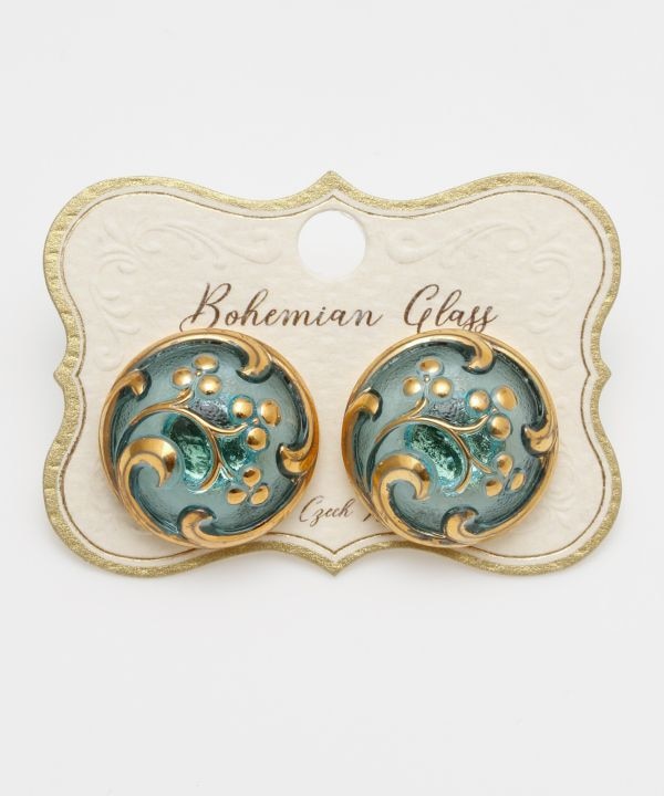 チェコガラスソレピアス（L）(CLEAR UNICORN): 『欧州航路』