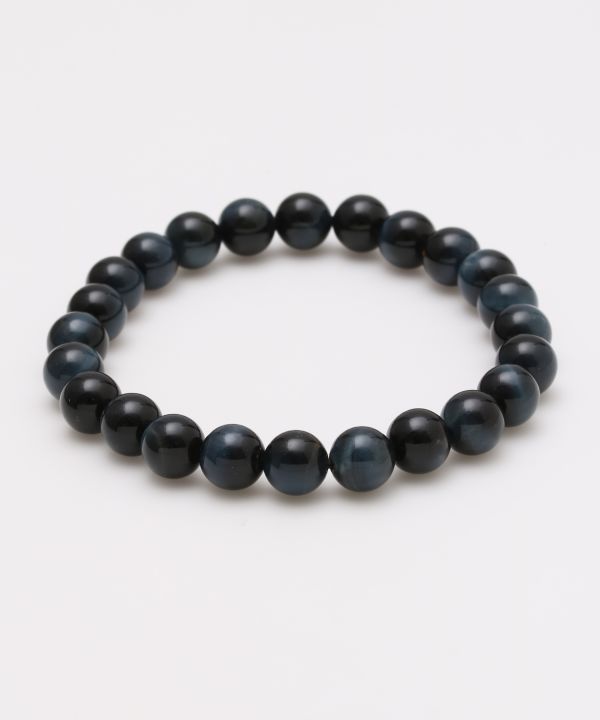 藍檜勝色勾玉ブレスレット【タイガーアイ】(TIGER EYE): 『岩座(いわく