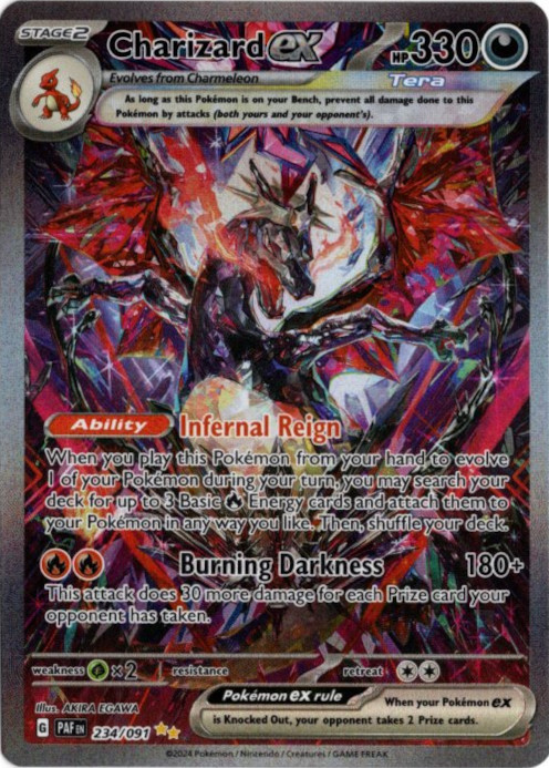 リザードンex SAR 海外版 英語版 Charizard ex - 234/091 -【Card